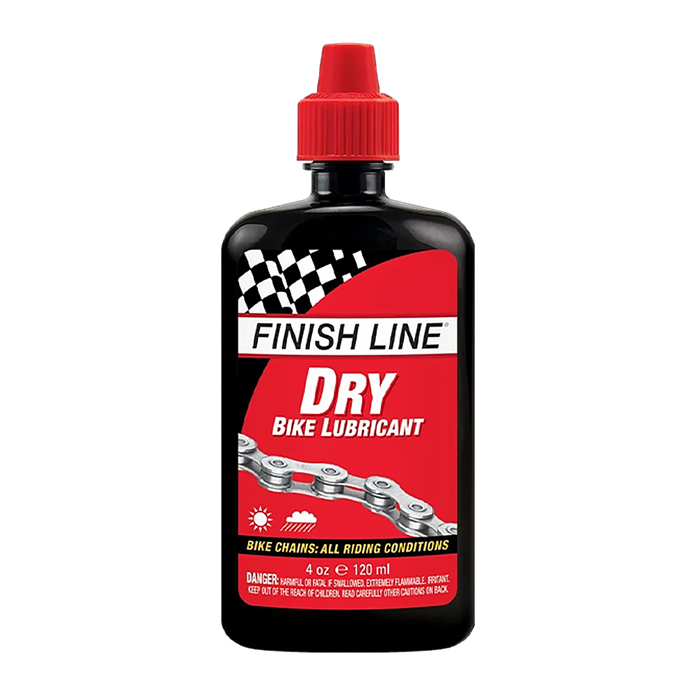 Lubrifiant pour Chaîne FINISH LINE DRY LUBE Teflon - Toutes Conditions (120 ml)