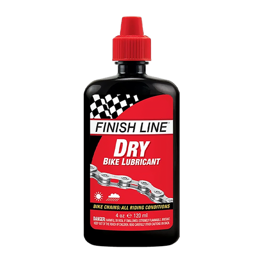 Lubrifiant pour Chaîne FINISH LINE DRY LUBE Teflon - Toutes Conditions (120 ml)