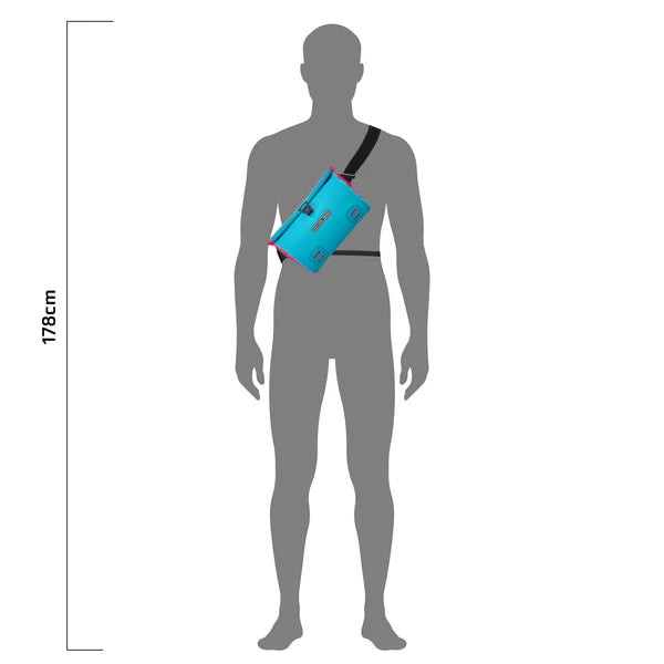 Sacoche de Guidon ORTLIEB VELO SLING 3 L Cyber Bleu/Rose