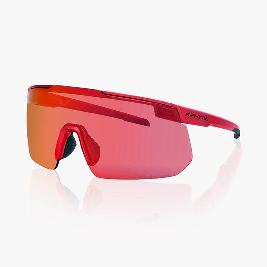 Lunettes SHIMANO S-PHYRE CE-SPHR2 Rouge Métalisé Verre Ridescape Road
