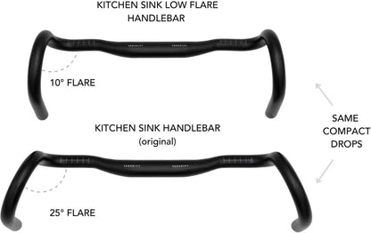 Cintre Gravel REDSHIFT Kitchen Sink 25° Flare Rise 20mm