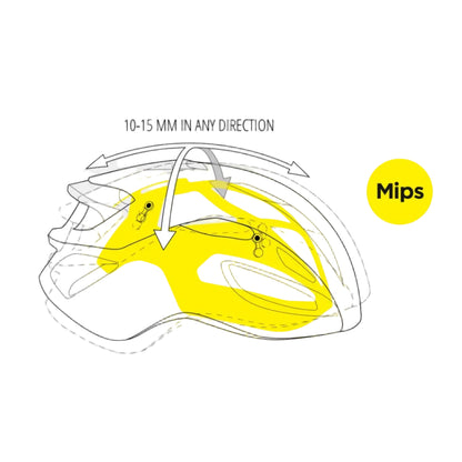 Casque Route MET RIVALE MIPS Gris Argent