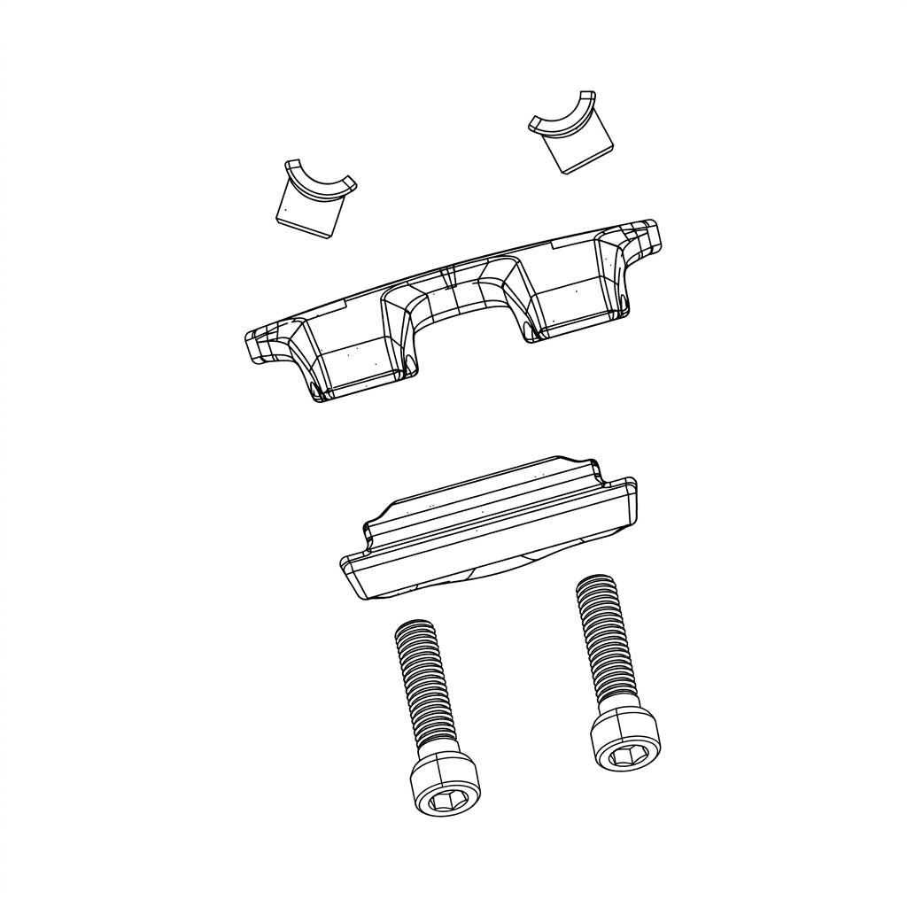 Kit Collier de Tête pour Tige de Selle ROCKSHOX REVERB STEALTH C1 — illustration technique