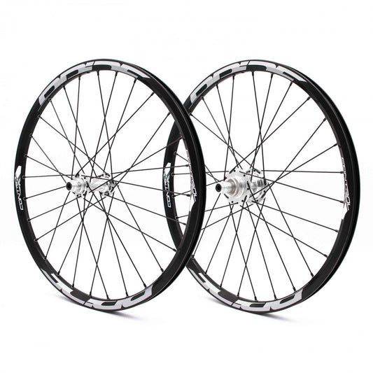 Paire de Roues PRIDE 20" (451mm) Control V2 Disc Axes 10/15mm Polish