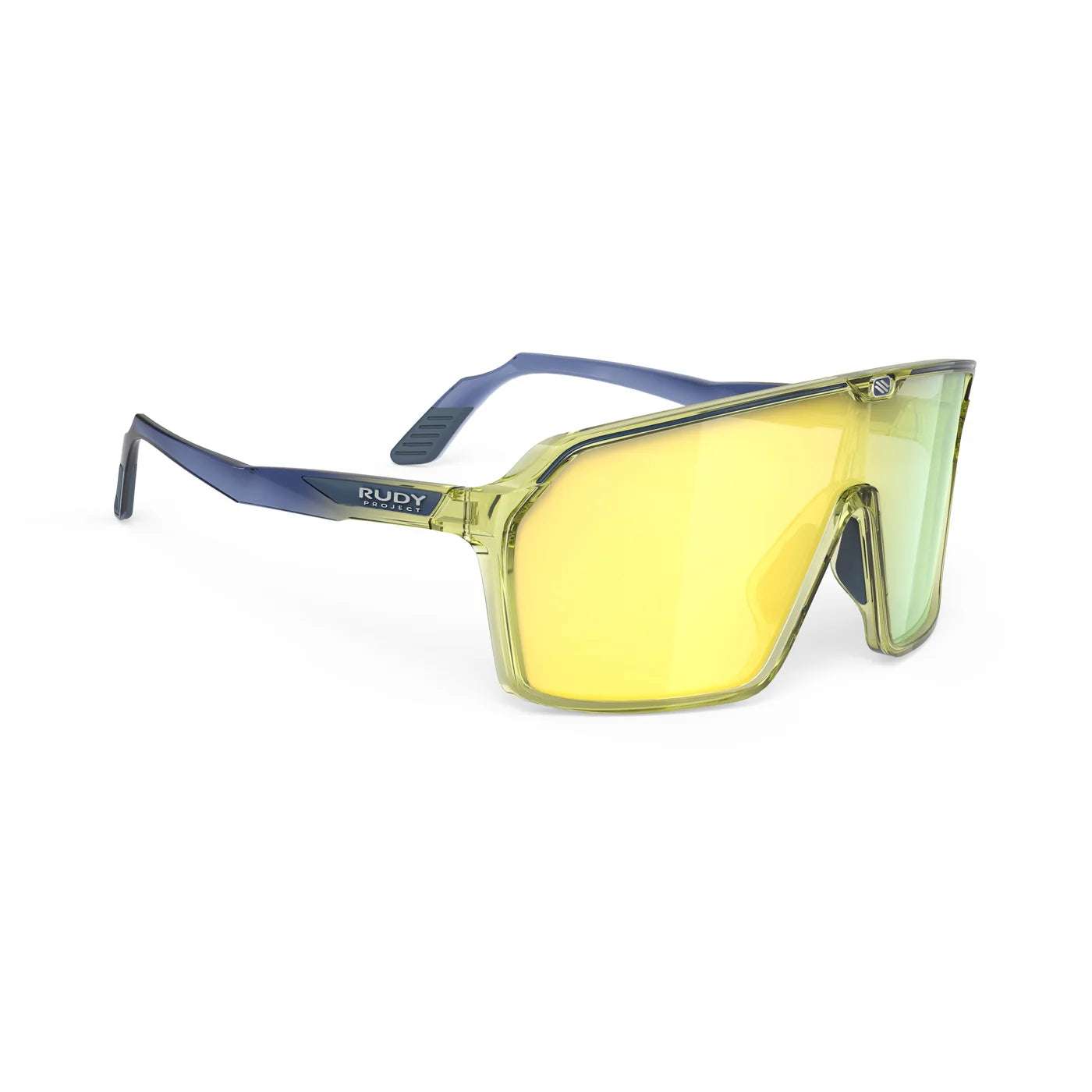 Lunettes RUDY PROJECT SPINSHIELD Crystal Bleu/Jaune Verres RP Optics Multilaser Yellow