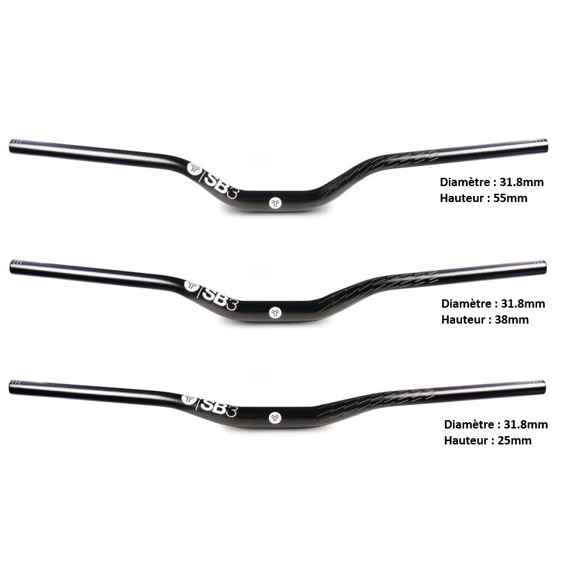 Cintre SB3 KROMA Rise 38mm 780mm Noir/Vert