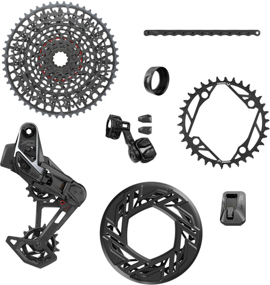 Groupe SRAM X0 EAGLE E-MTB 104BCD AXS T-TYPE 36 Dents 10/52 USB-C