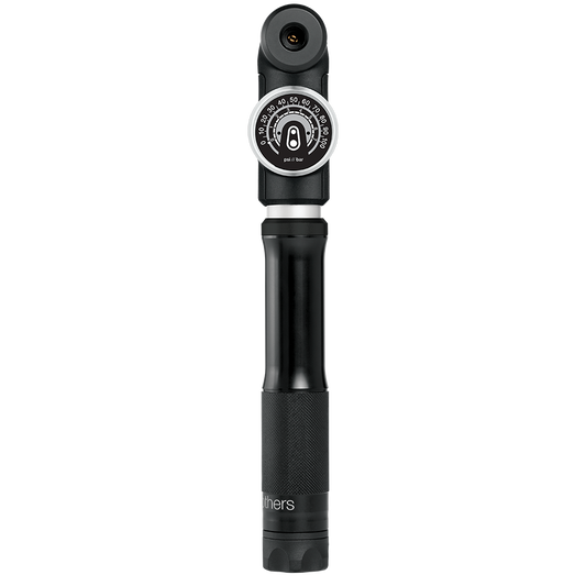 Pompe à Main CRANKBROTHERS STERLING S Manomètre Midnight Edition