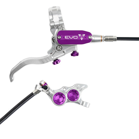 Frein Arrière HOPE TECH 4 EVO TR4 Argent/Violet