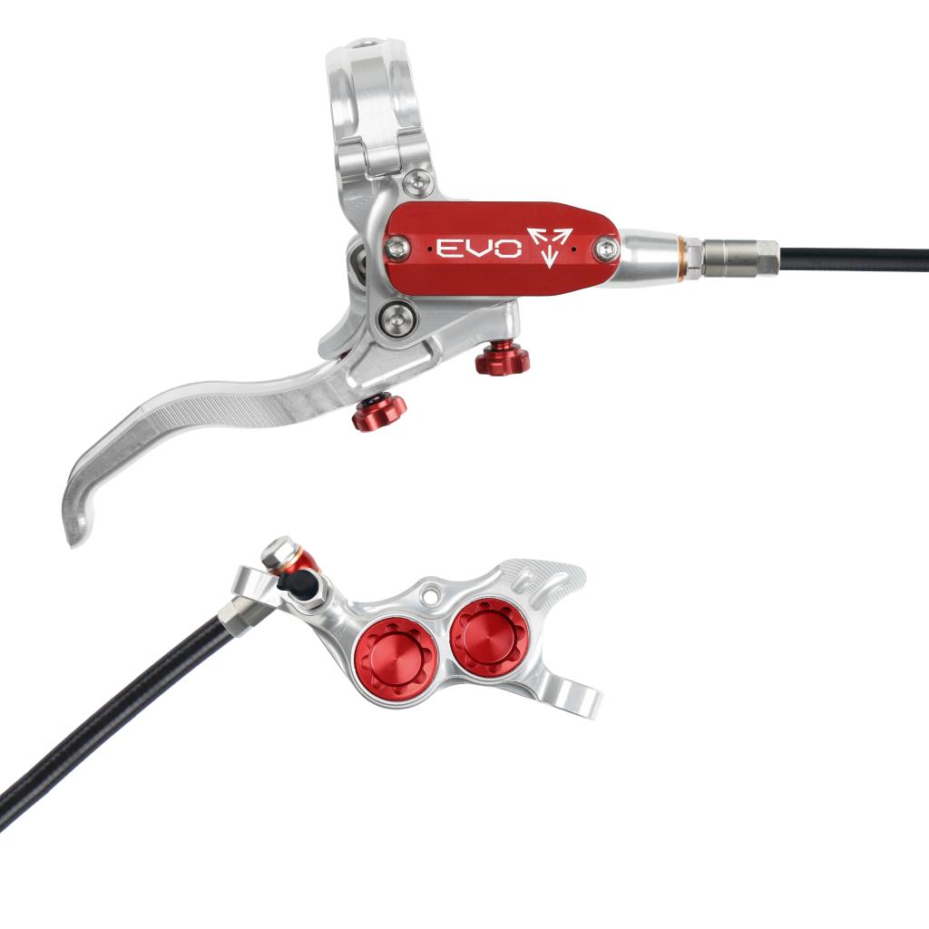 Frein Arrière HOPE TECH 4 EVO TR4 Argent/Rouge