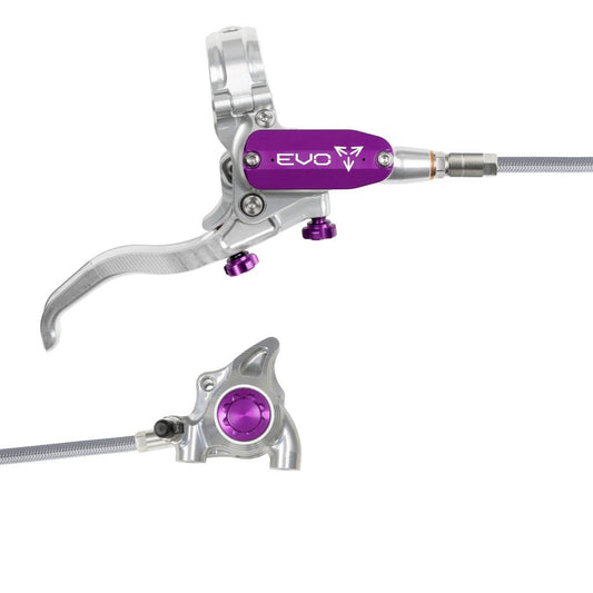 Frein Arrière HOPE TECH 4 EVO X2 FM Aviation Argent/Violet