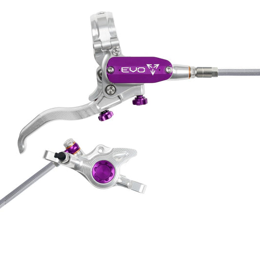 Frein Arrière HOPE TECH 4 EVO X2 PM Aviation Argent/Violet