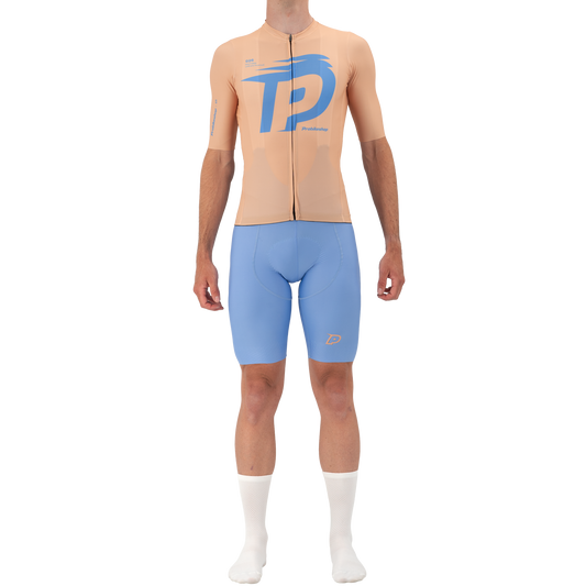 Maillot PROBIKESHOP Manches Courtes Beige