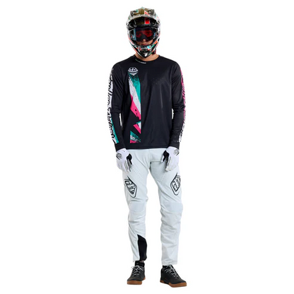 Maillot TROY LEE DESIGNS SPRINT FULL PULL Manches Longues Noir
