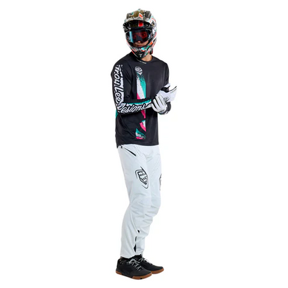 Maillot TROY LEE DESIGNS SPRINT FULL PULL Manches Longues Noir