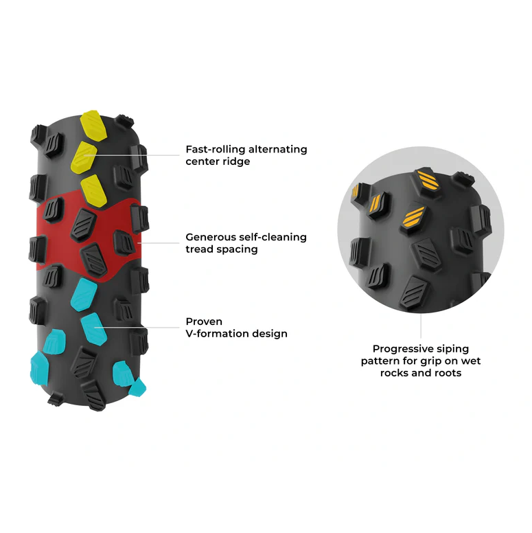 Pneu VITTORIA TORRENTE XC TRAIL 29x2.40 4C Graphene 2.0 Tubeless Ready Souple Noir