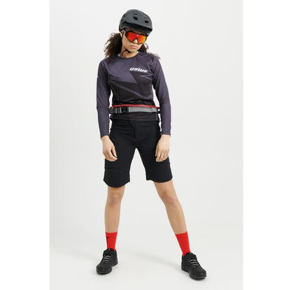 Maillot USWE BERG MTB Manches Longues Femme Noir