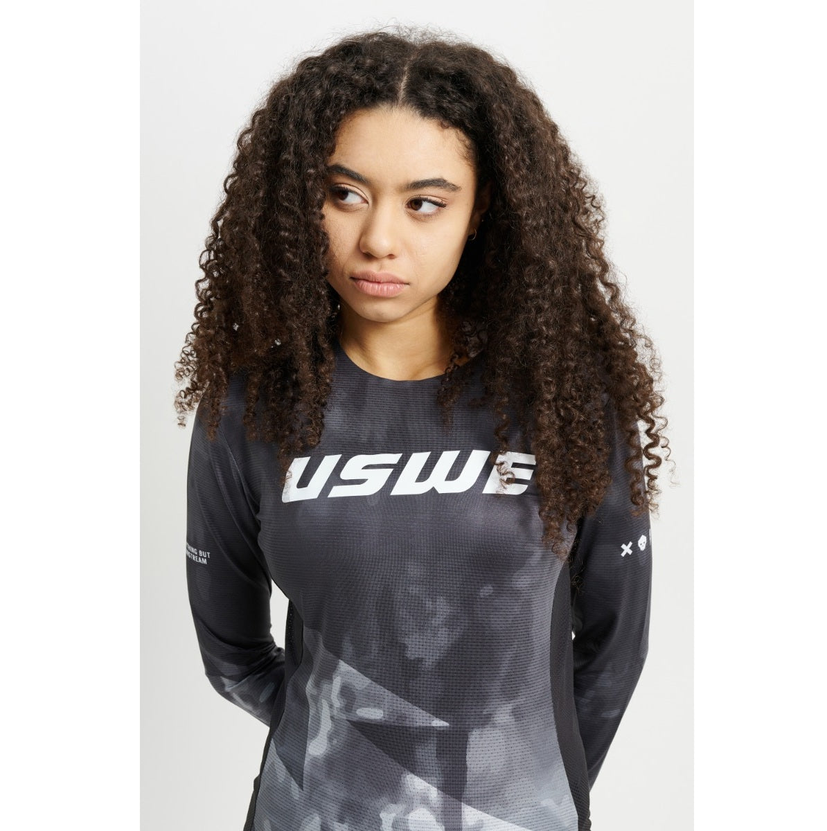 Maillot USWE LUFTIG MTB Manches Longues Femme Noir