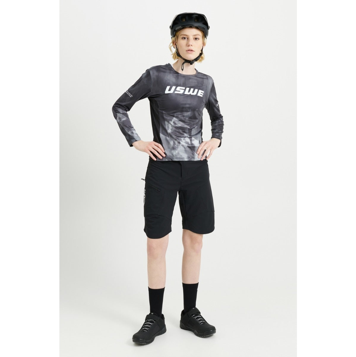 Maillot USWE LUFTIG MTB Manches Longues Femme Noir