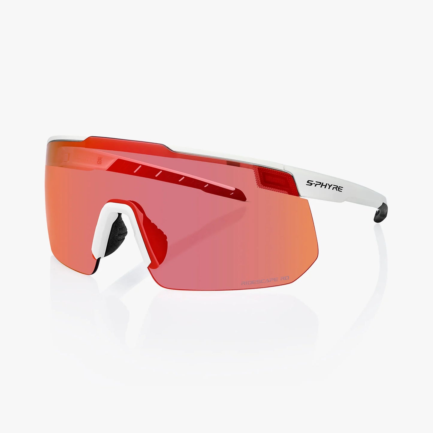 Lunettes SHIMANO S-PHYRE CE-SPHR2 Blanc Matt Verre Ridescape Road