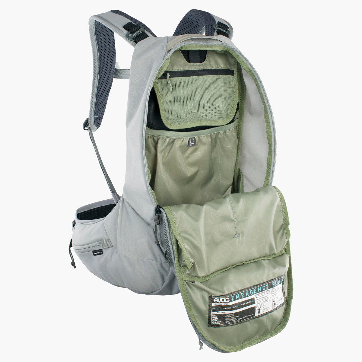 Sac à Dos avec Dorsale EVOC TRAIL PRO SF 12L Gris - vue 5