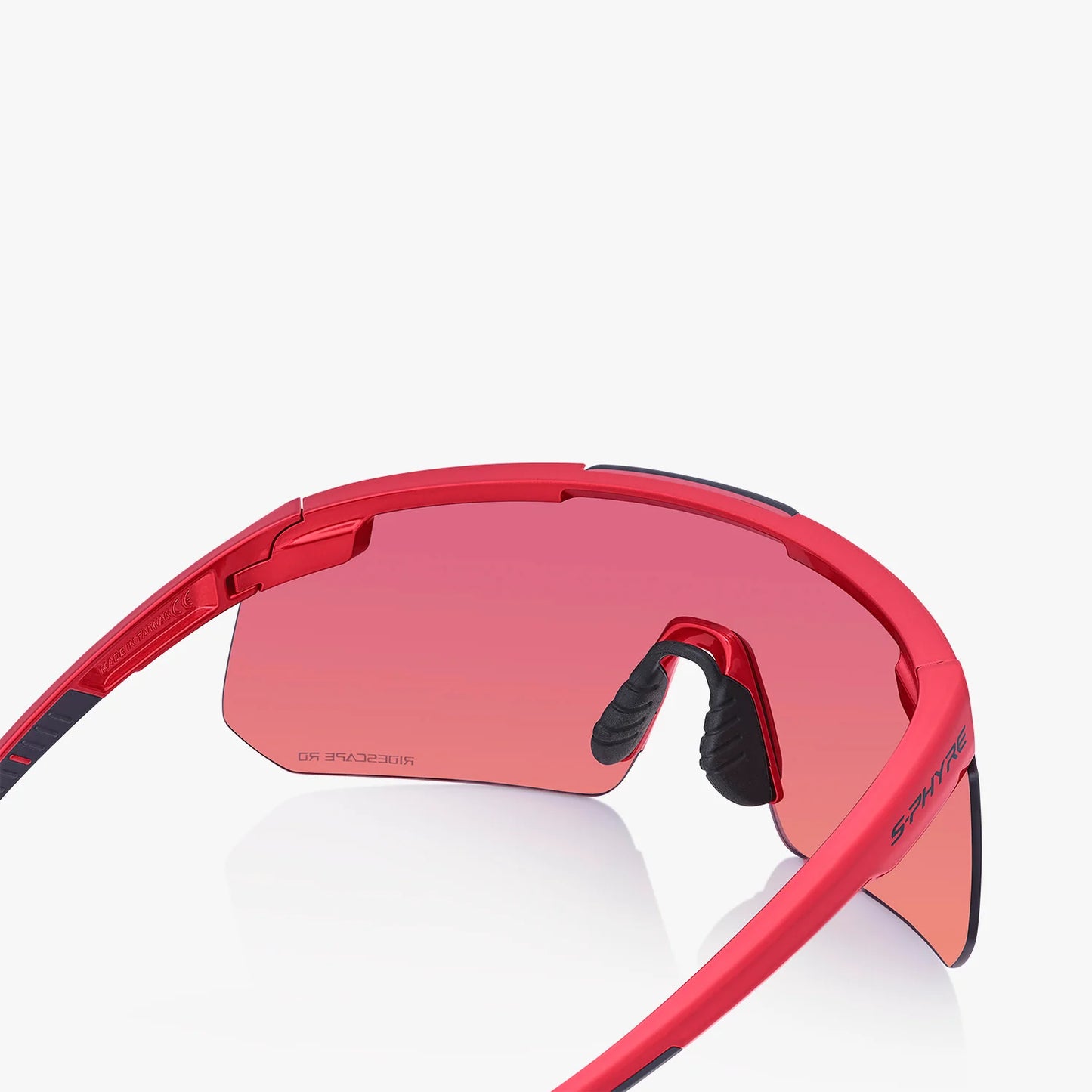 Lunettes SHIMANO S-PHYRE CE-SPHR2 Rouge Métalisé Verre Ridescape Road